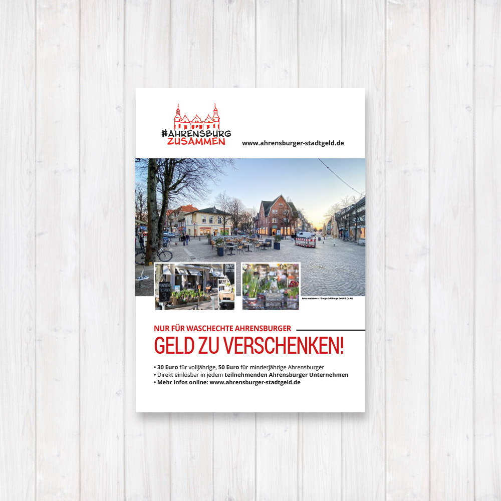 Ahrensburger Stadtgeld (Plakat)